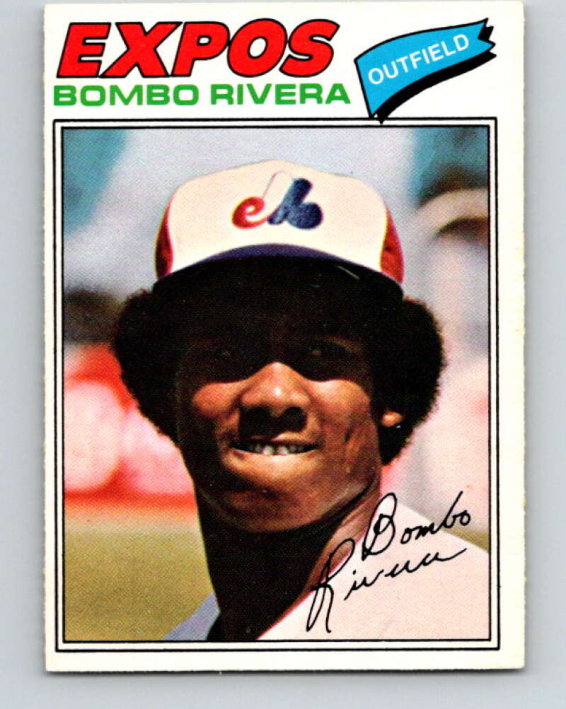 1977 O-Pee-Chee #54 Bombo Rivera Montreal Expos V28926