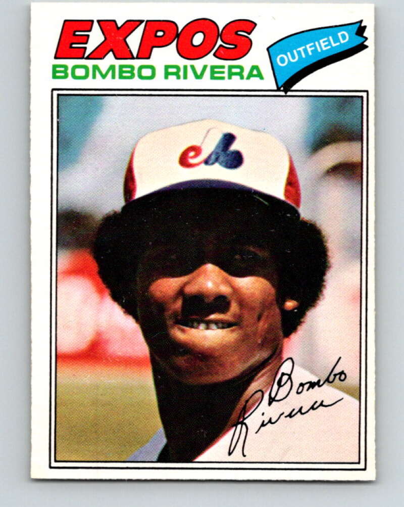 1977 O-Pee-Chee #54 Bombo Rivera Montreal Expos V28927