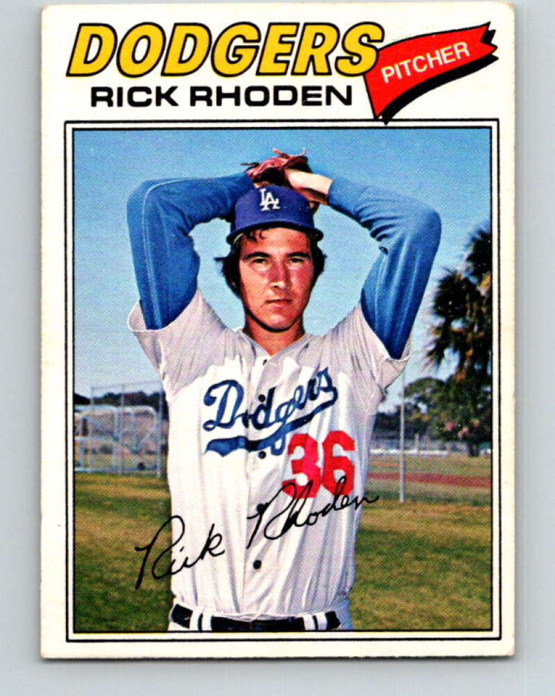 1977 O-Pee-Chee #57 Rick Rhoden Los Angeles Dodgers V28933