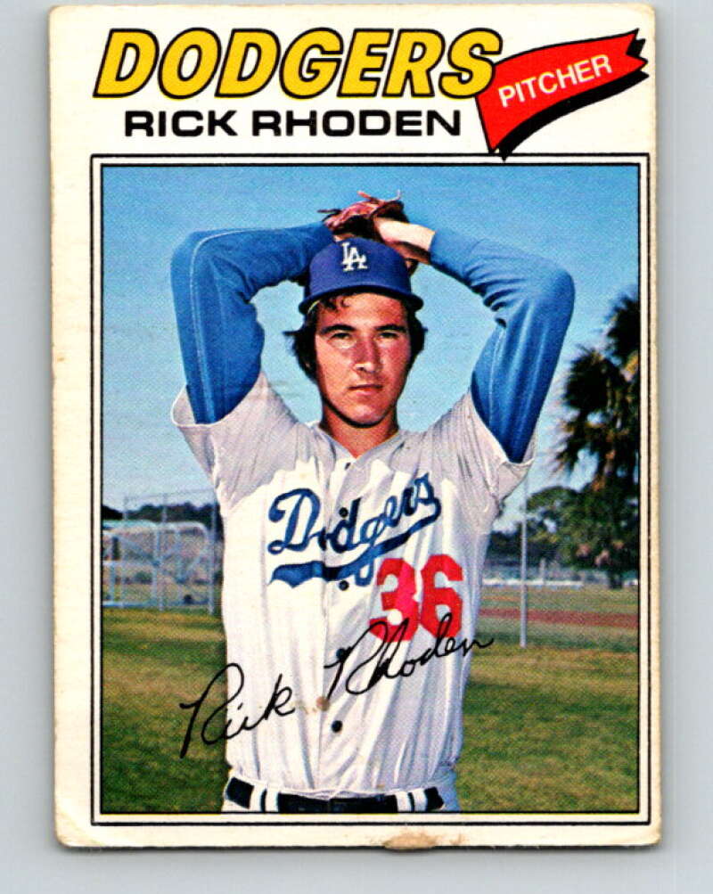 1977 O-Pee-Chee #57 Rick Rhoden Los Angeles Dodgers V28934
