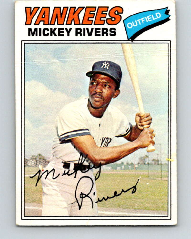 1977 O-Pee-Chee #69 Mickey Rivers New York Yankees V28948