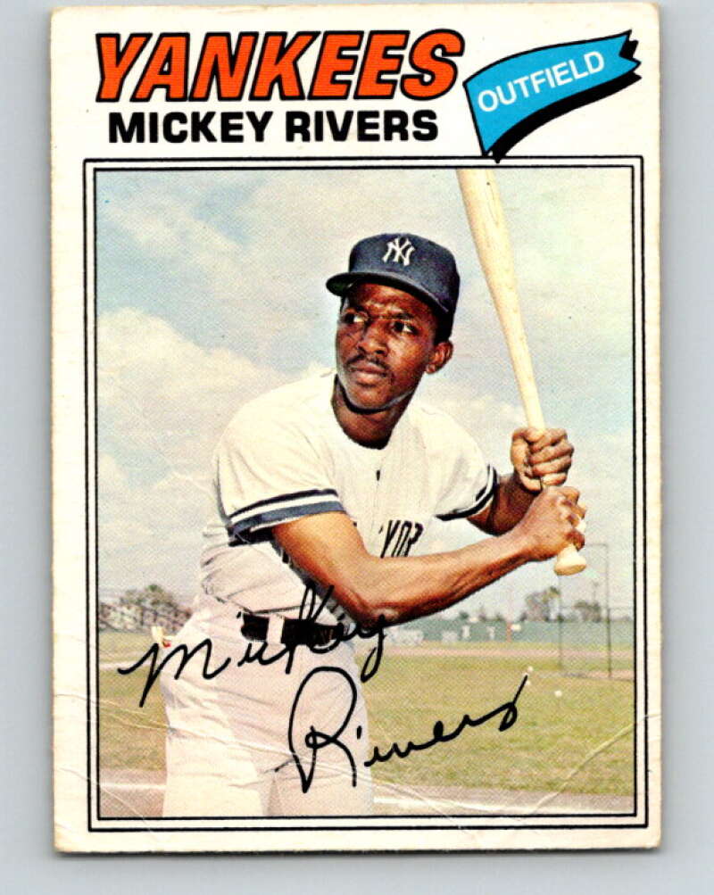 1977 O-Pee-Chee #69 Mickey Rivers New York Yankees V28949