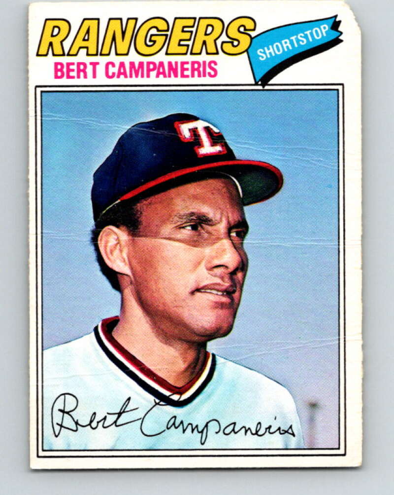 1977 O-Pee-Chee #74 Bert Campaneris Texas Rangers V28962