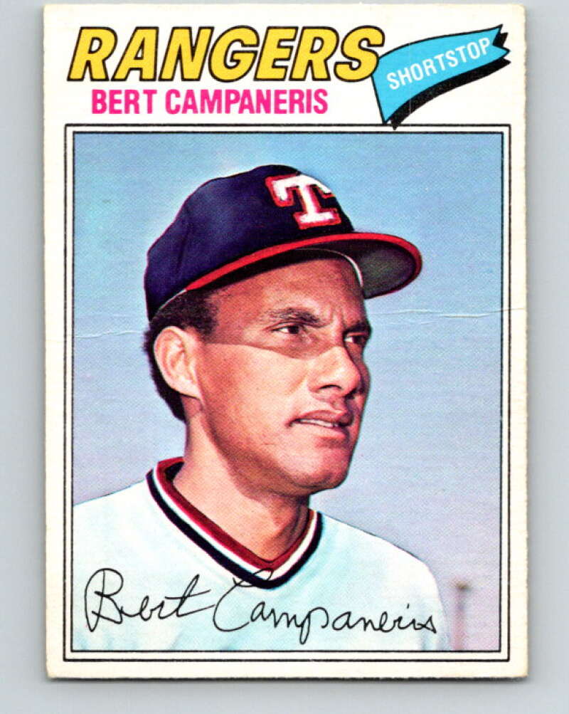 1977 O-Pee-Chee #74 Bert Campaneris Texas Rangers V28963