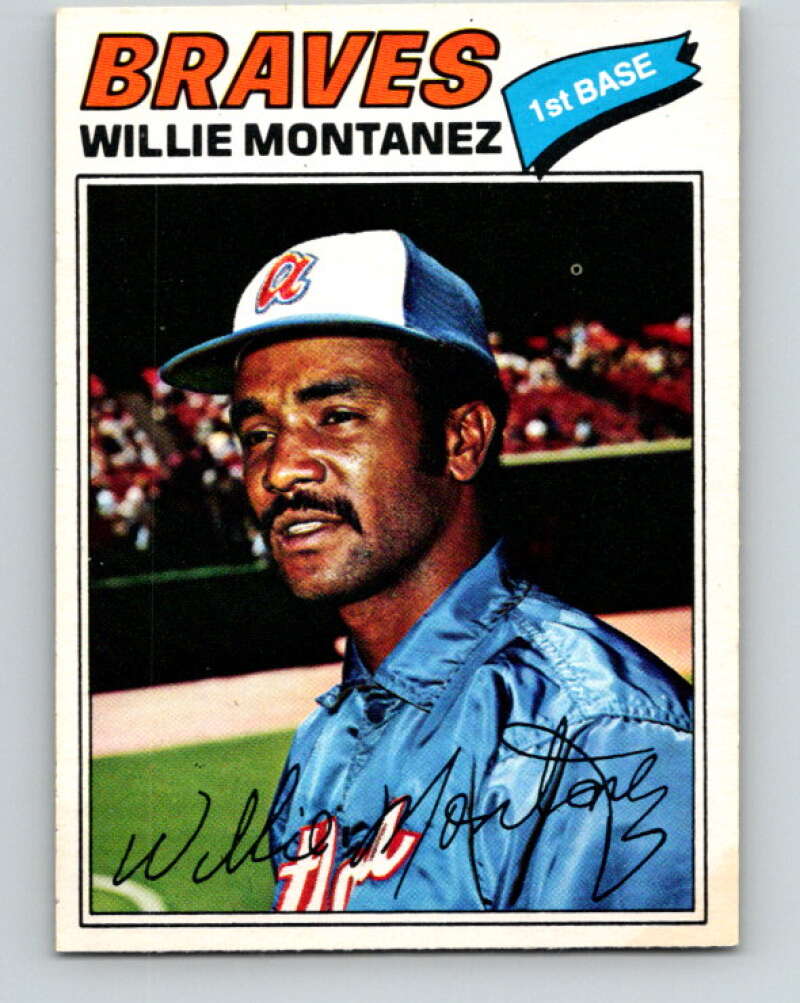 1977 O-Pee-Chee #79 Willie Montanez Atlanta Braves V28968