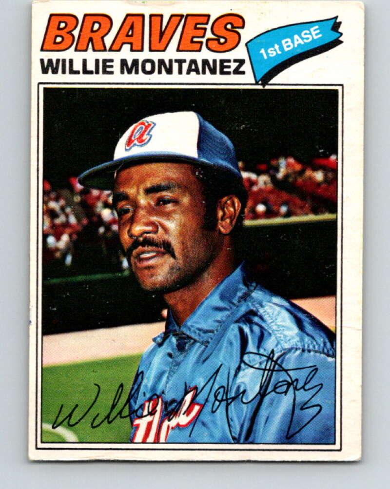 1977 O-Pee-Chee #79 Willie Montanez Atlanta Braves V28969