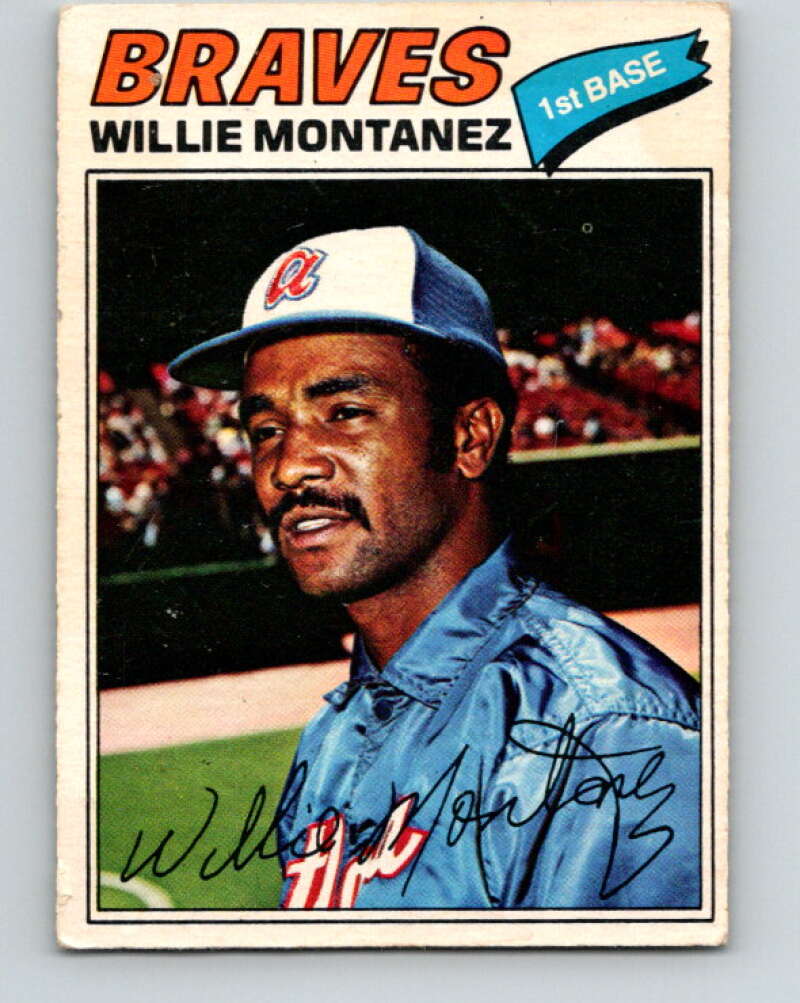 1977 O-Pee-Chee #79 Willie Montanez Atlanta Braves V28970