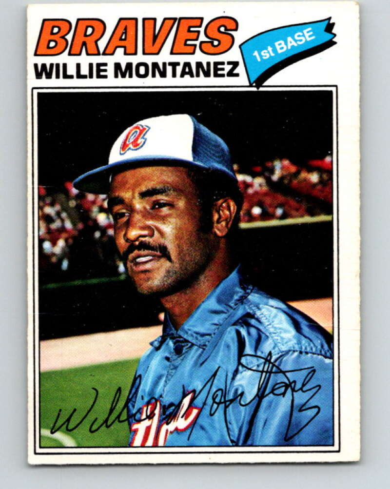 1977 O-Pee-Chee #79 Willie Montanez Atlanta Braves V28971