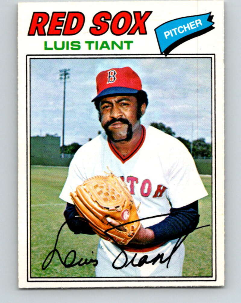 1977 O-Pee-Chee #87 Luis Tiant Boston Red Sox V28994