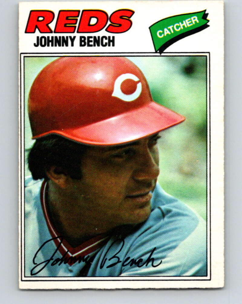 1977 O-Pee-Chee #100 Johnny Bench Cincinnati Reds V29014
