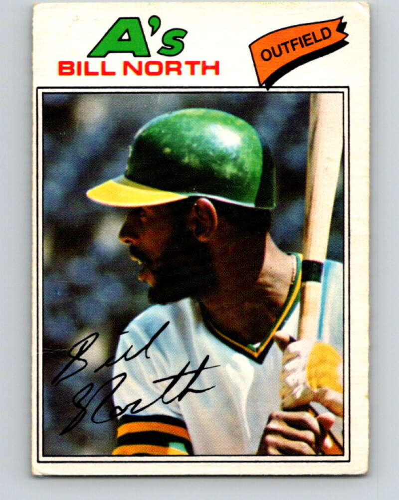 1977 O-Pee-Chee #106 Bill North Oakland Athletics V29020