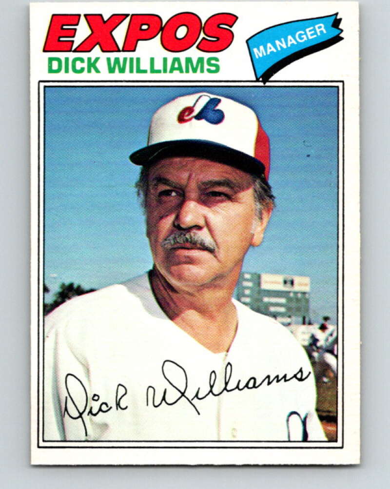 1977 O-Pee-Chee #108 Dick Williams MG Montreal Expos V29024