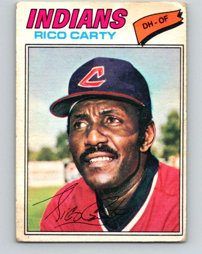 1977 O-Pee-Chee #114 Rico Carty Cleveland Indians V29037