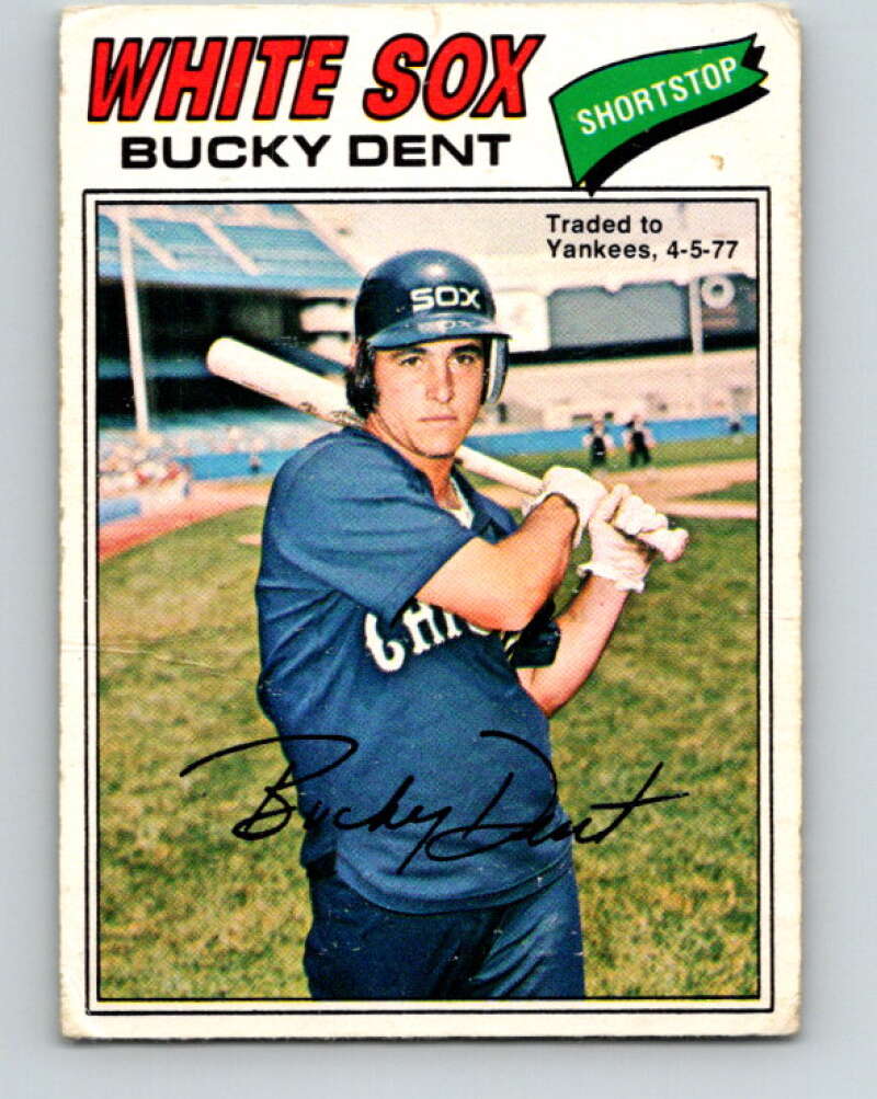 1977 O-Pee-Chee #122 Bucky Dent Chicago White Sox V29050