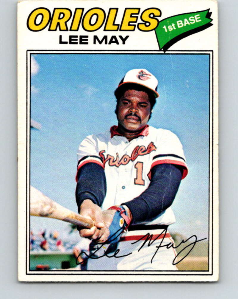 1977 O-Pee-Chee #125 Lee May Baltimore Orioles V29059