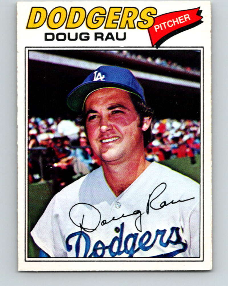 1977 O-Pee-Chee #128 Doug Rau Los Angeles Dodgers V29062