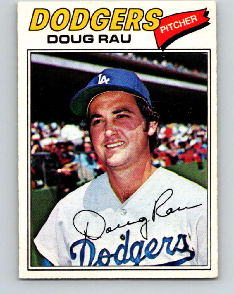 1977 O-Pee-Chee #128 Doug Rau Los Angeles Dodgers V29064