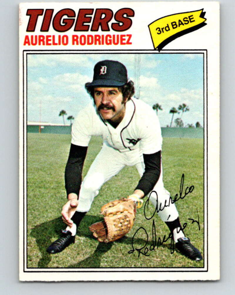 1977 O-Pee-Chee #136 Aurelio Rodriguez Detroit Tigers V29088