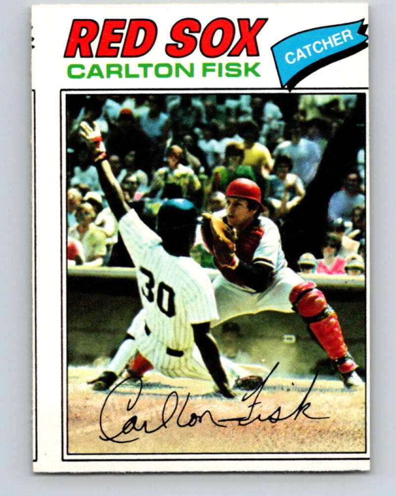 1977 O-Pee-Chee #137 Carlton Fisk Boston Red Sox V29089