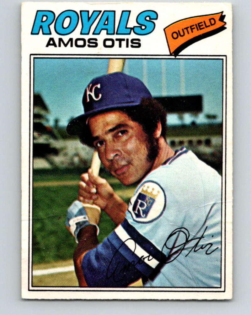 1977 O-Pee-Chee #141 Amos Otis Kansas City Royals V29097