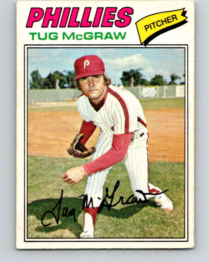 1977 O-Pee-Chee #142 Tug McGraw Philadelphia Phillies V29100