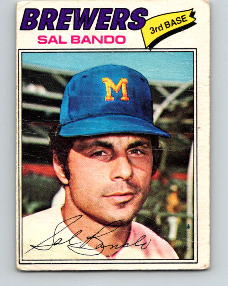 1977 O-Pee-Chee #145 Sal Bando Milwaukee Brewers V29104