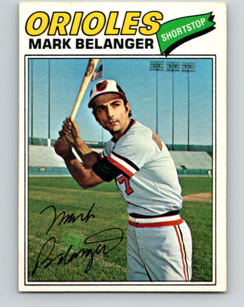 1977 O-Pee-Chee #154 Mark Belanger Baltimore Orioles V29127