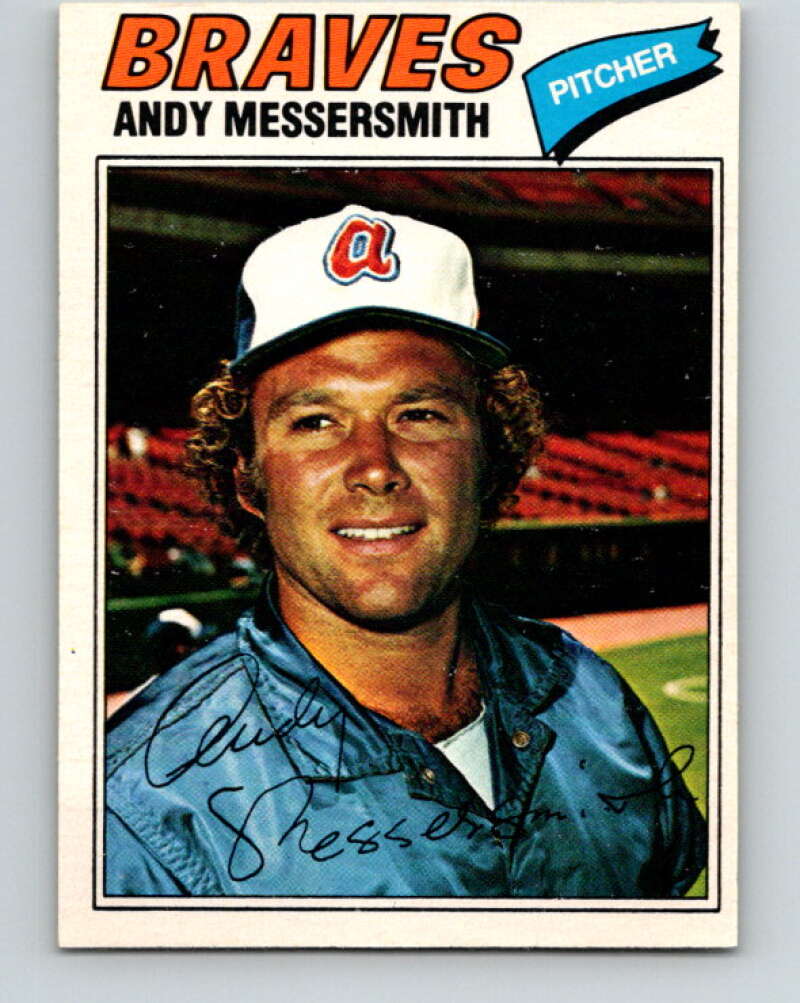 1977 O-Pee-Chee #155 Andy Messersmith Atlanta Braves V29128