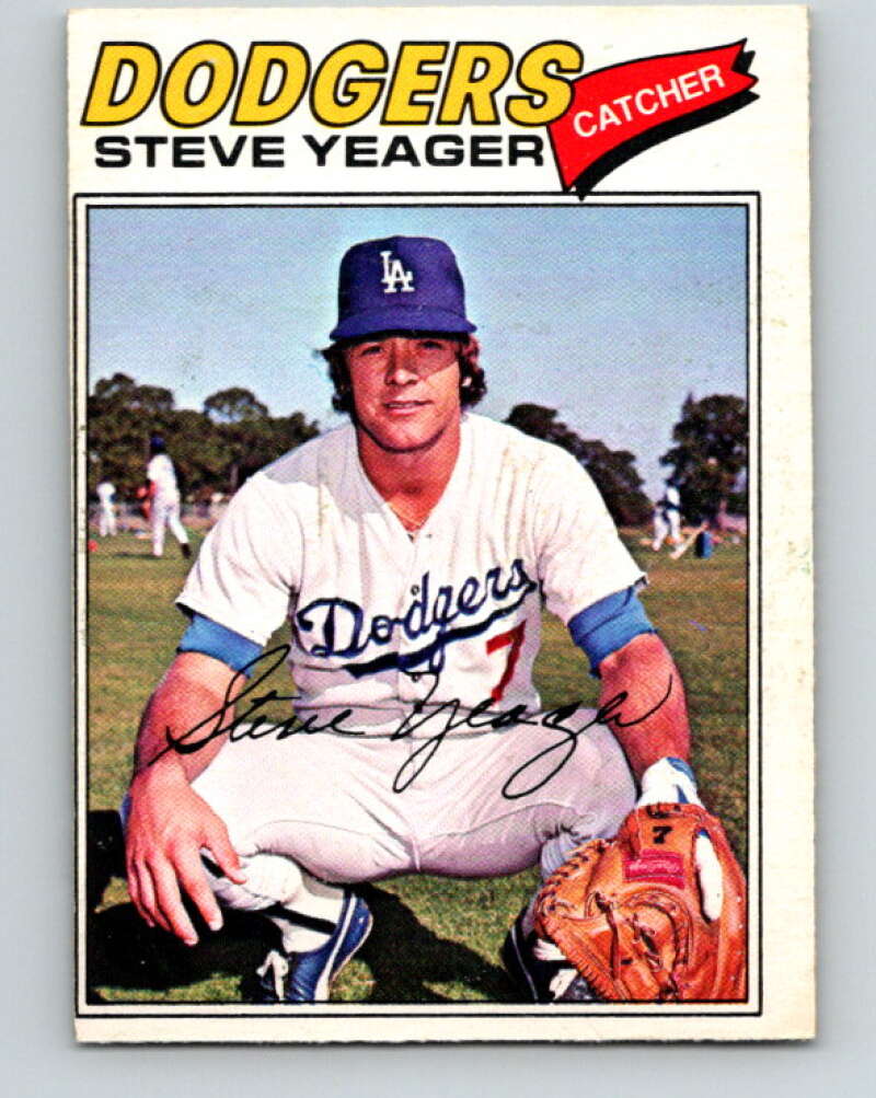 1977 O-Pee-Chee #159 Steve Yeager Los Angeles Dodgers V29137