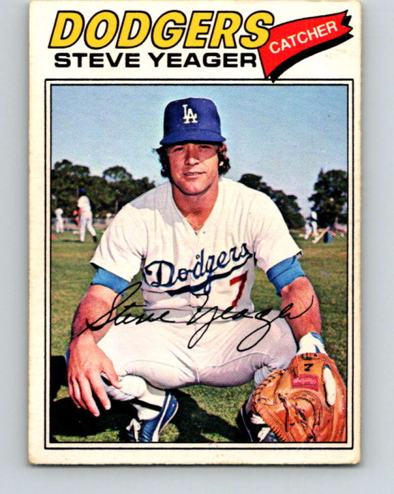 1977 O-Pee-Chee #159 Steve Yeager Los Angeles Dodgers V29138