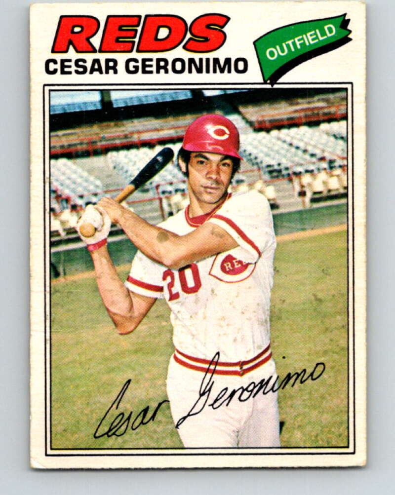 1977 O-Pee-Chee #160 Cesar Geronimo Cincinnati Reds V29139