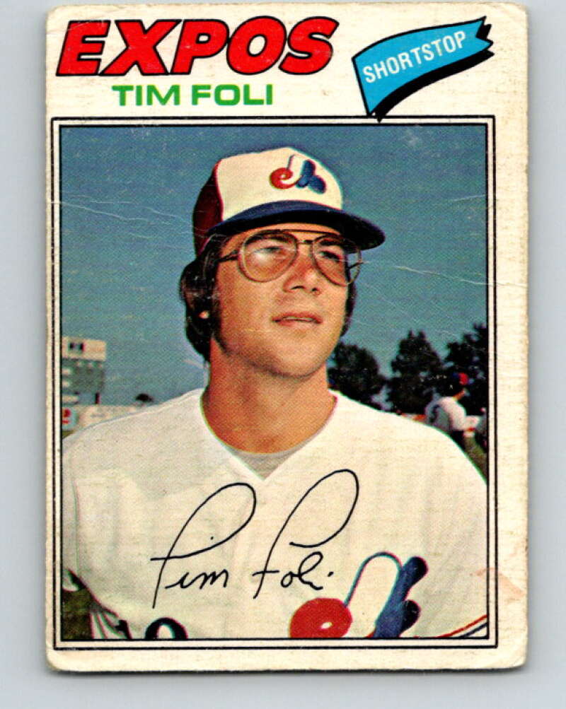 1977 O-Pee-Chee #162 Tim Foli Montreal Expos V29145