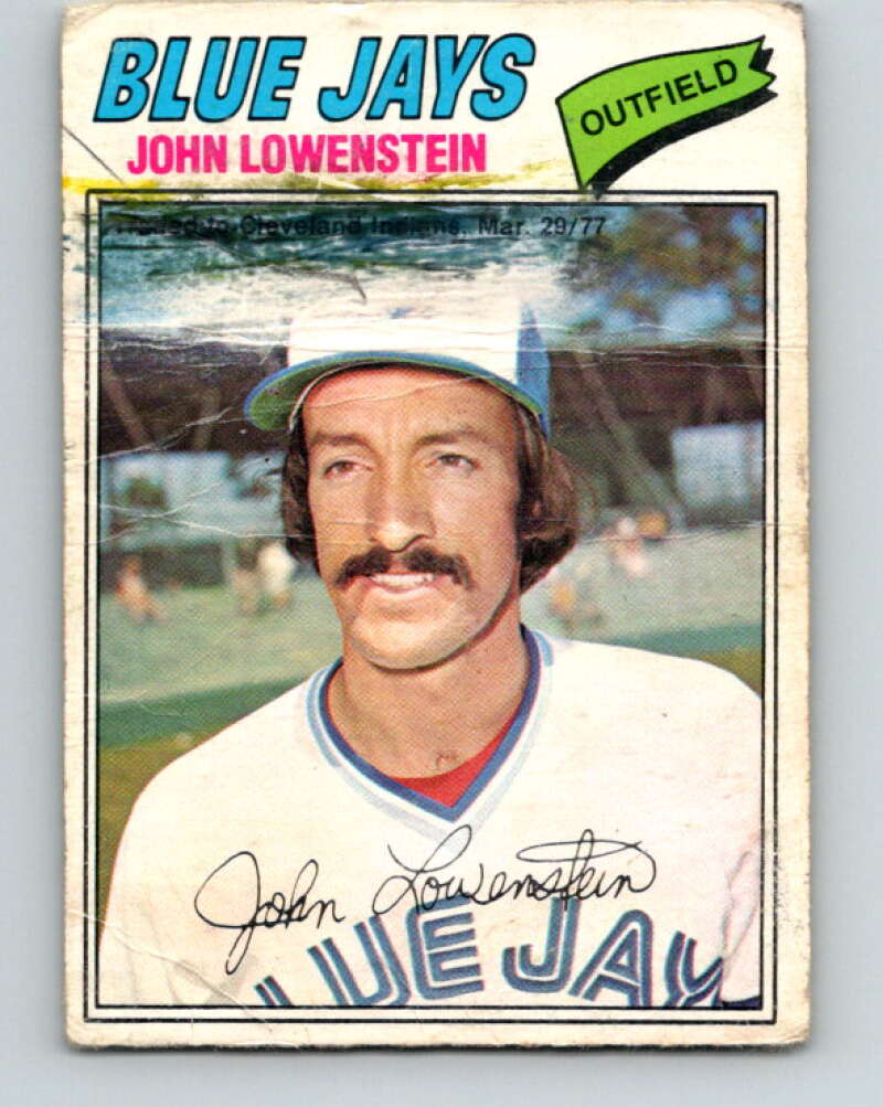 1977 O-Pee-Chee #175 John Lowenstein Toronto Blue Jays V29177