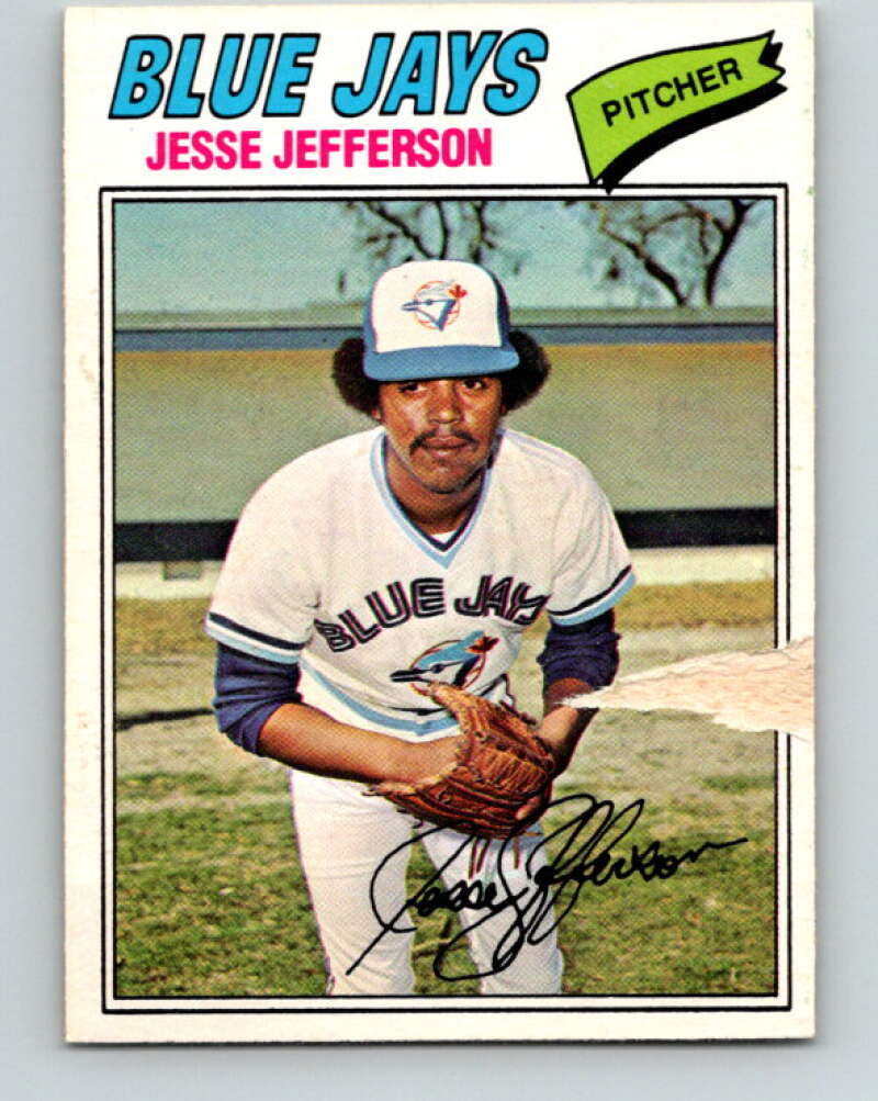 1977 O-Pee-Chee #184 Jesse Jefferson Toronto Blue Jays V29193