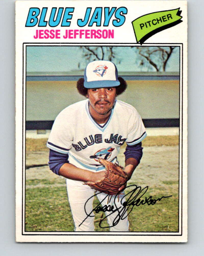 1977 O-Pee-Chee #184 Jesse Jefferson Toronto Blue Jays V29194