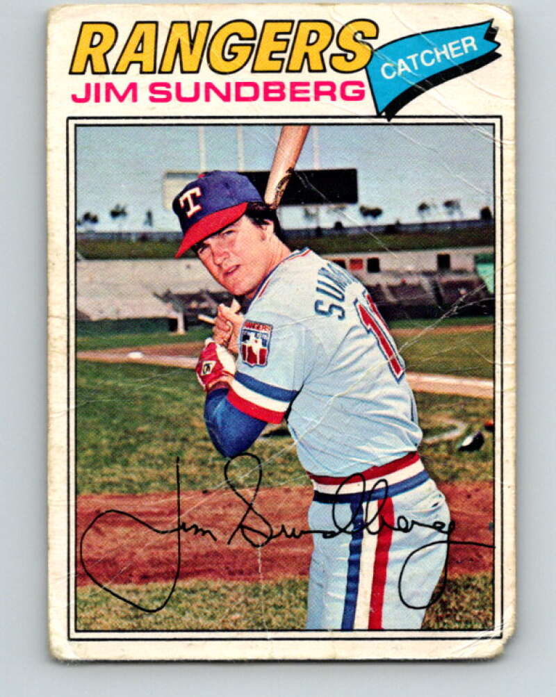 1977 O-Pee-Chee #185 Jim Sundberg Texas Rangers V29195