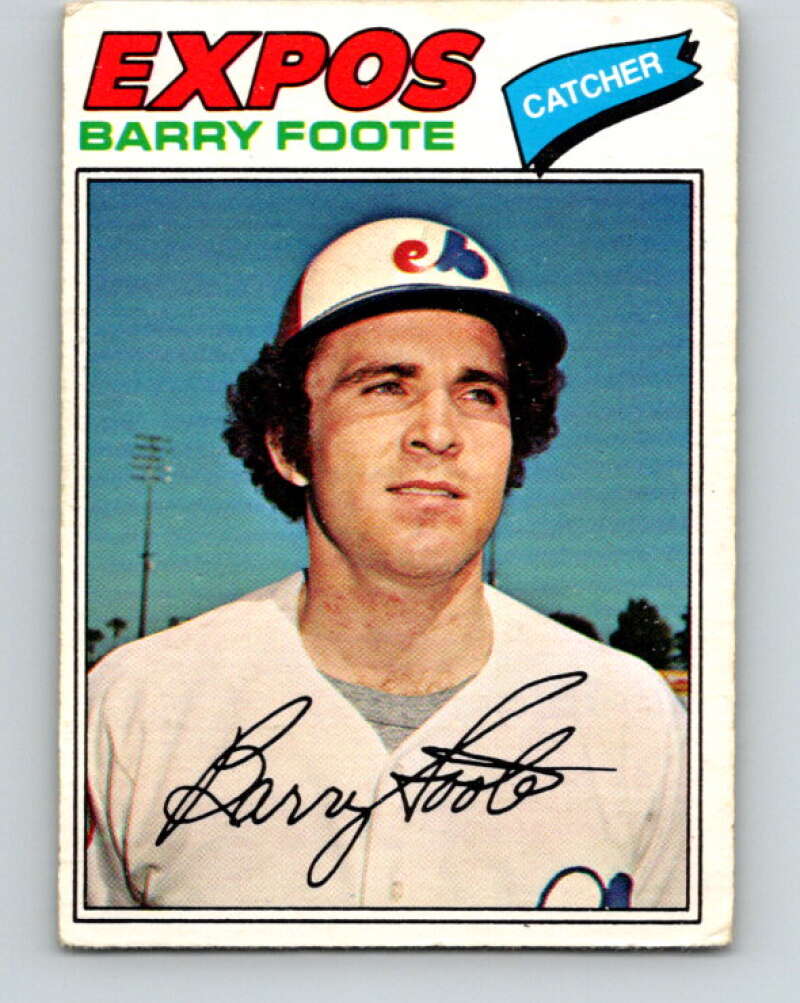 1977 O-Pee-Chee #207 Barry Foote Montreal Expos V29241
