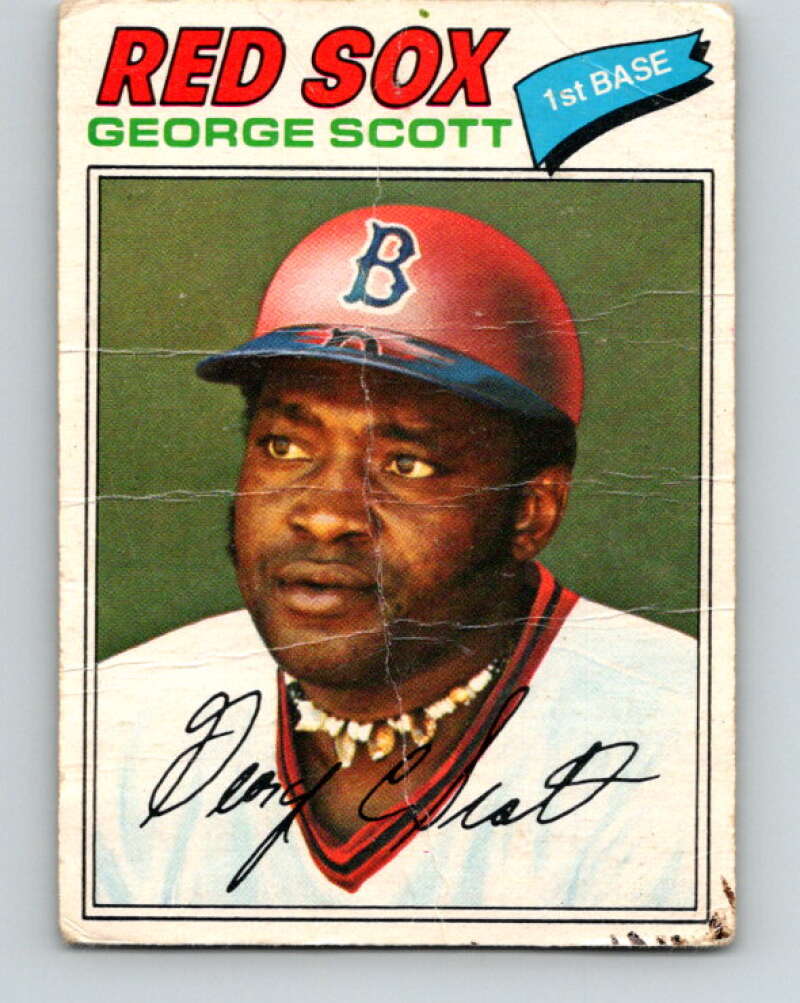 1977 O-Pee-Chee #210 George Scott Boston Red Sox V29247