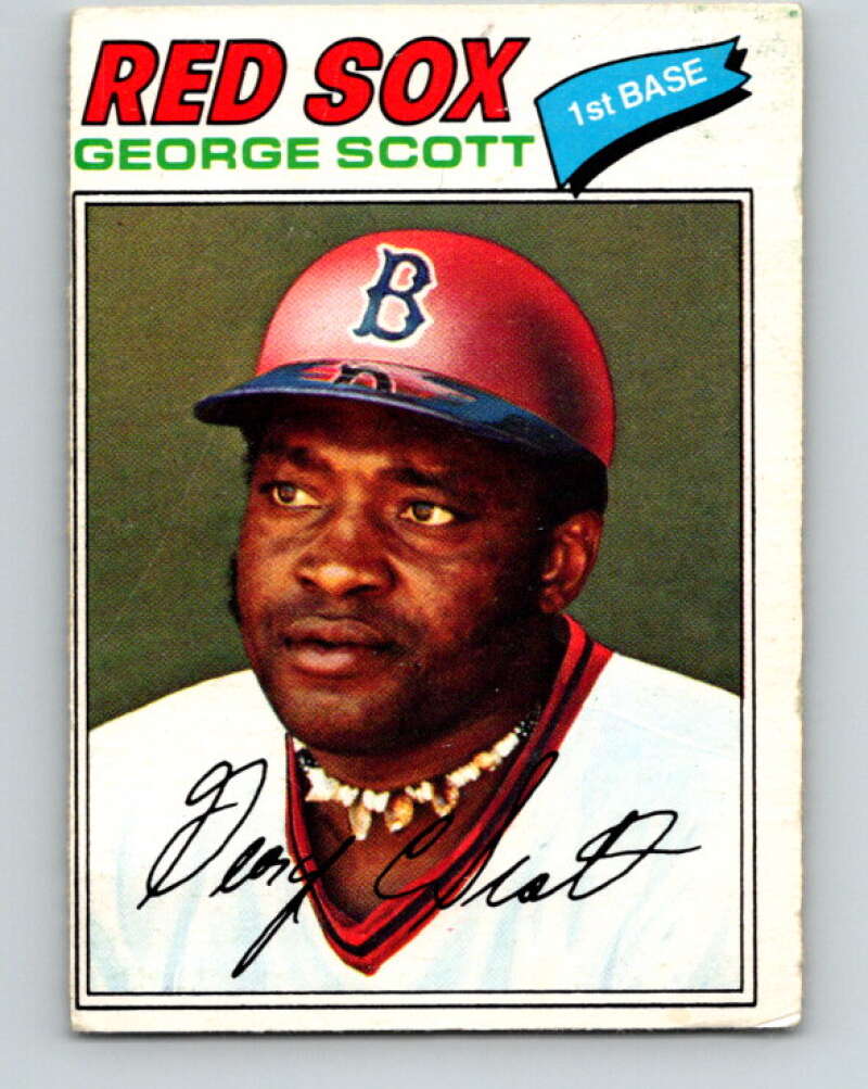 1977 O-Pee-Chee #210 George Scott Boston Red Sox V29248