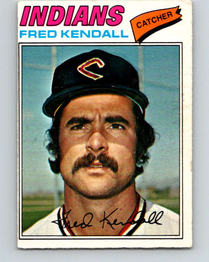 1977 O-Pee-Chee #213 Fred Kendall Cleveland Indians V29252