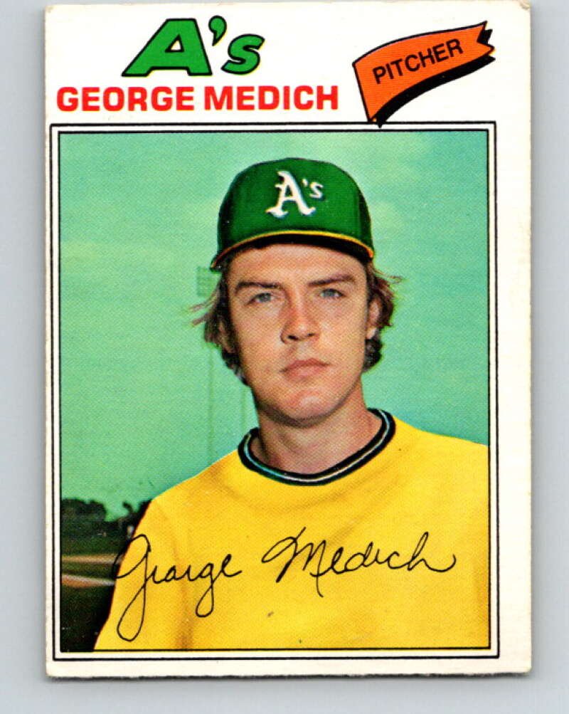 1977 O-Pee-Chee #222 Doc Medich Oakland Athletics V29271