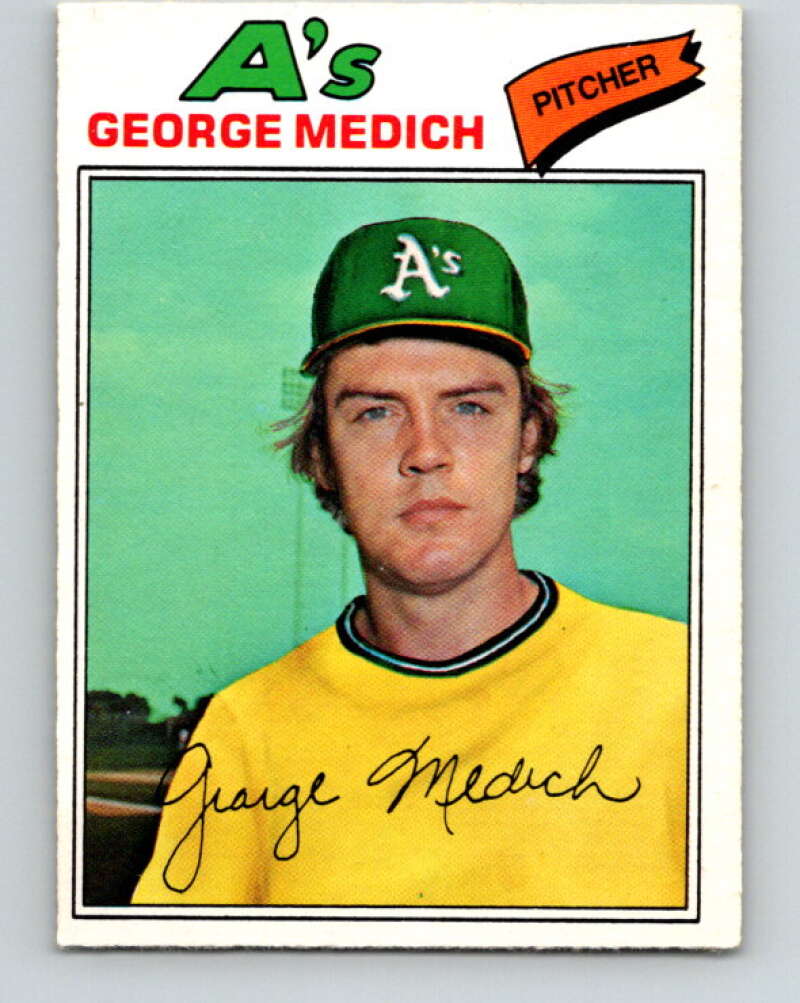 1977 O-Pee-Chee #222 Doc Medich Oakland Athletics V29272