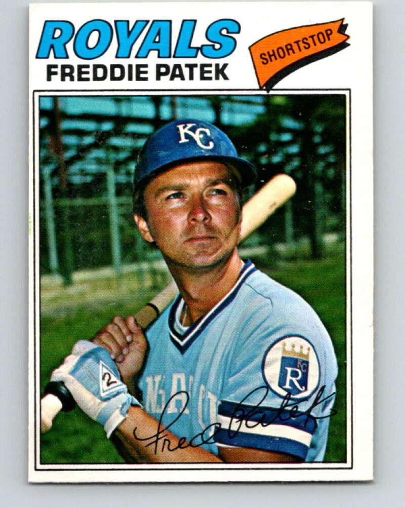 1977 O-Pee-Chee #244 Freddie Patek Kansas City Royals V29329