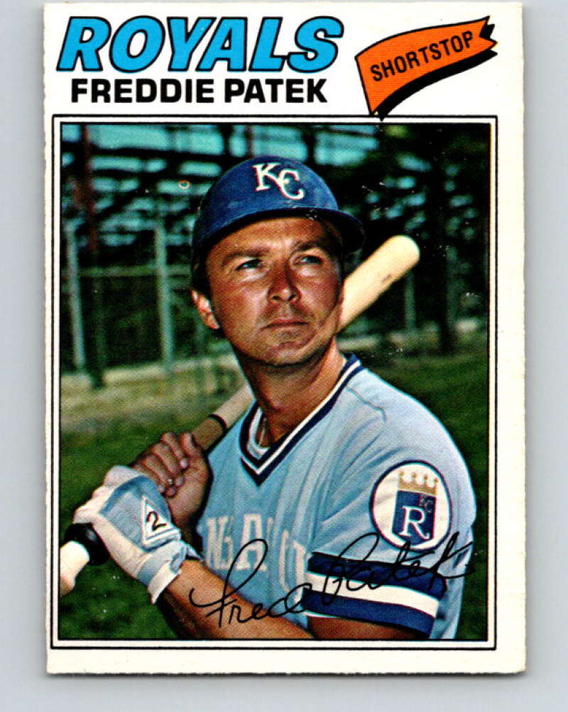 1977 O-Pee-Chee #244 Freddie Patek Kansas City Royals V29331