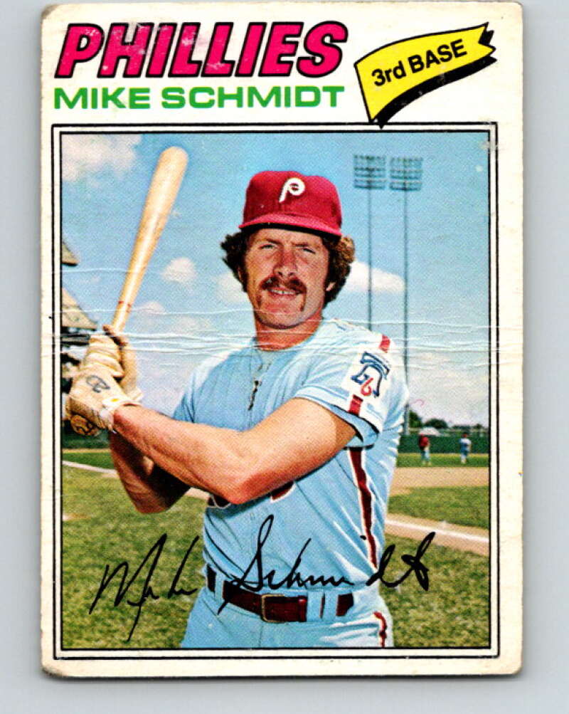 1977 O-Pee-Chee #245 Mike Schmidt Philadelphia Phillies V29332