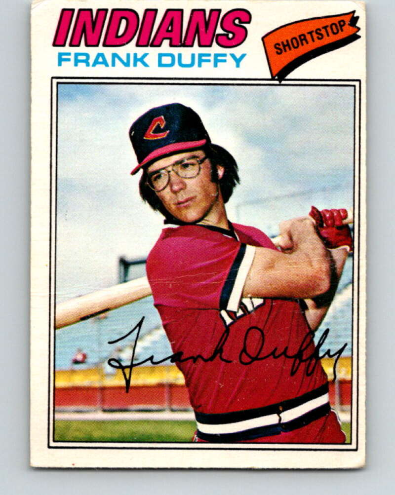 1977 O-Pee-Chee #253 Frank Duffy Cleveland Indians V29344