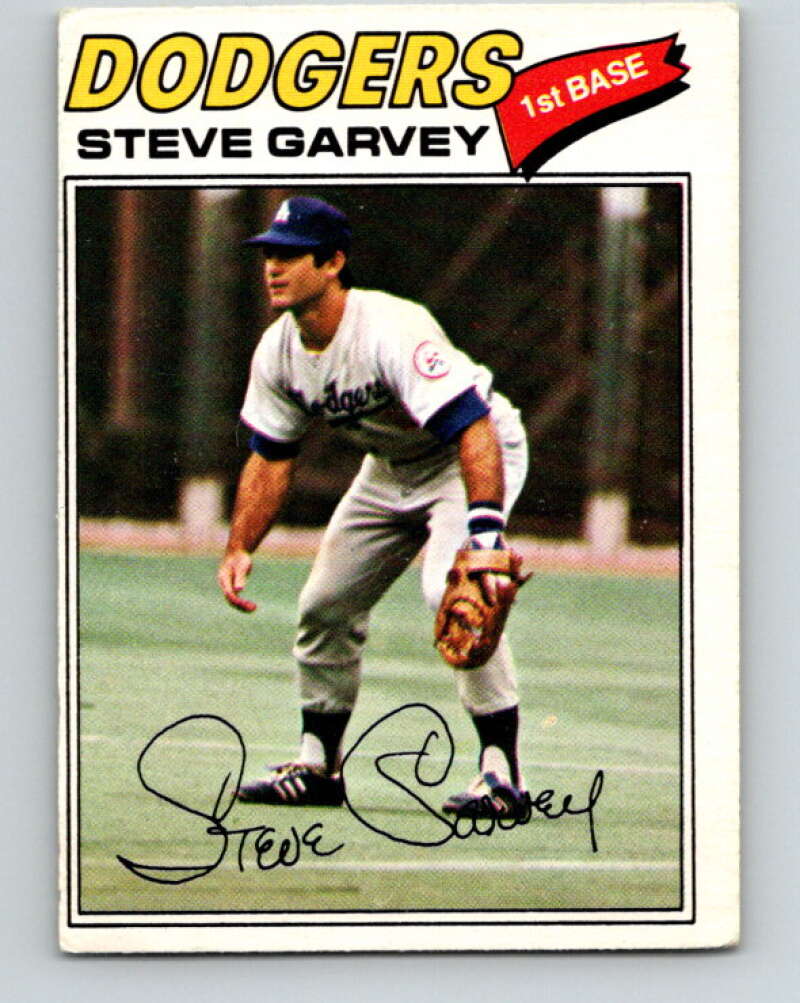 1977 O-Pee-Chee #255 Steve Garvey Los Angeles Dodgers V29348