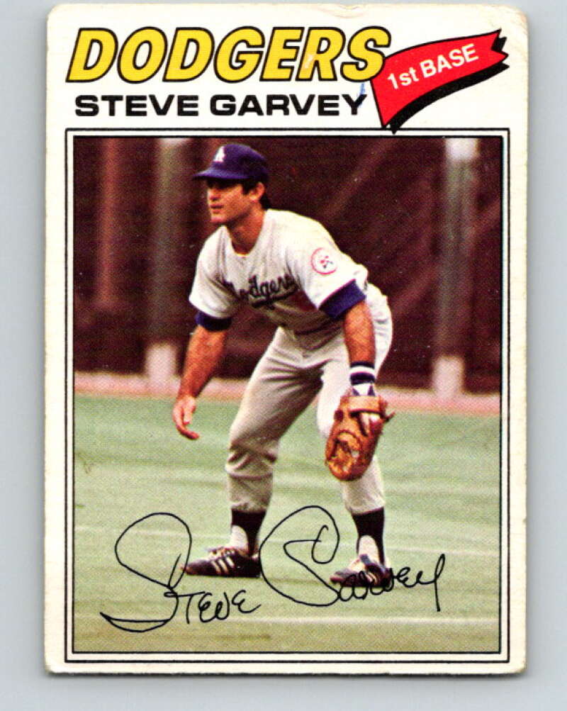 1977 O-Pee-Chee #255 Steve Garvey Los Angeles Dodgers V29349