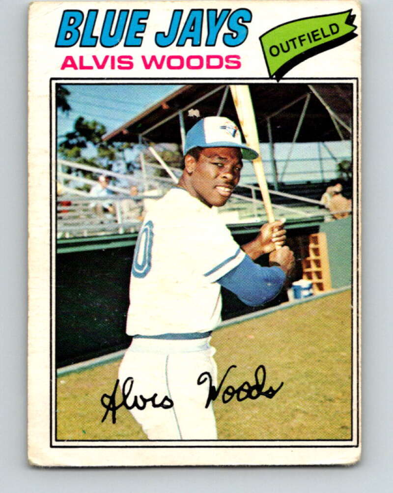 1977 O-Pee-Chee #256 Alvis Woods Toronto Blue Jays V29350