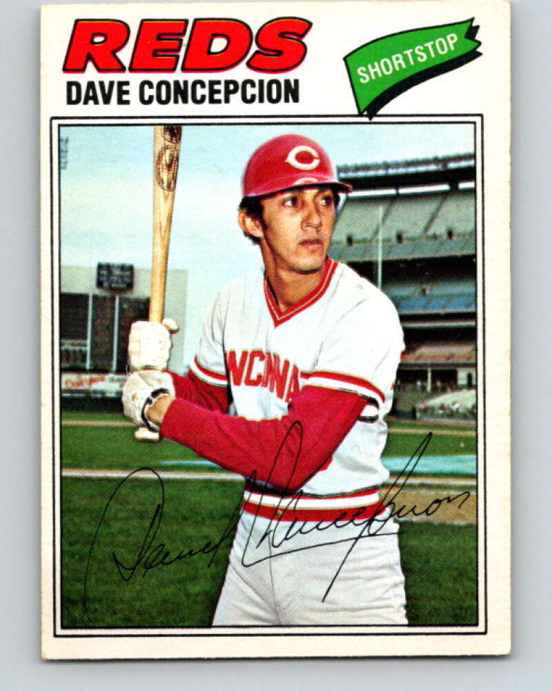 1977 O-Pee-Chee #258 Dave Concepcion Cincinnati Reds V29355